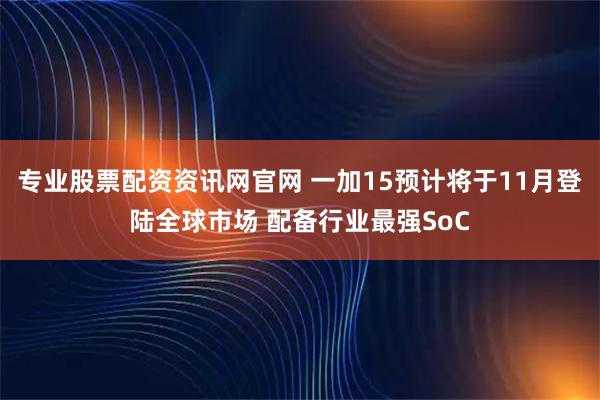 专业股票配资资讯网官网 一加15预计将于11月登陆全球市场 配备行业最强SoC