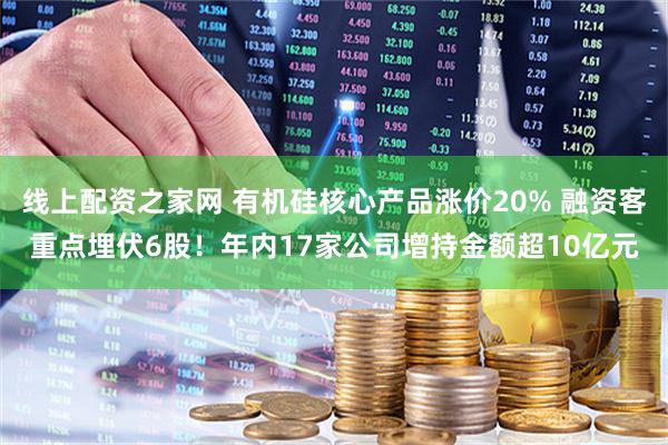 线上配资之家网 有机硅核心产品涨价20% 融资客重点埋伏6股！年内17家公司增持金额超10亿元